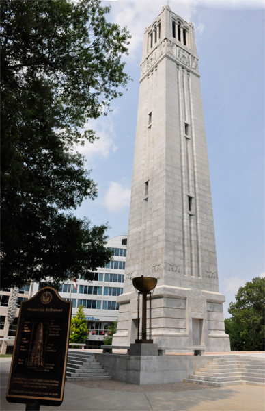 The North Carolina Memorial Belltower